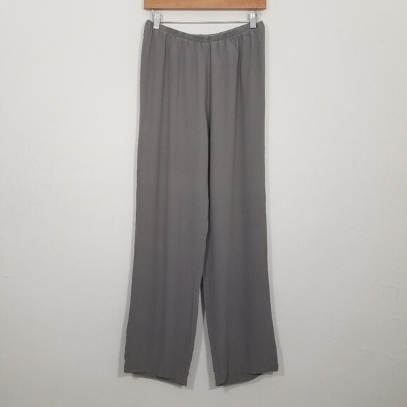 Eileen Fisher Silk Pull-On Minimalist Pants Size XS - Picture 1 of 6